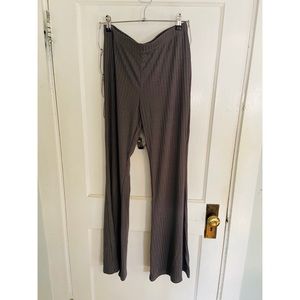 Knit Flare Leg Pants